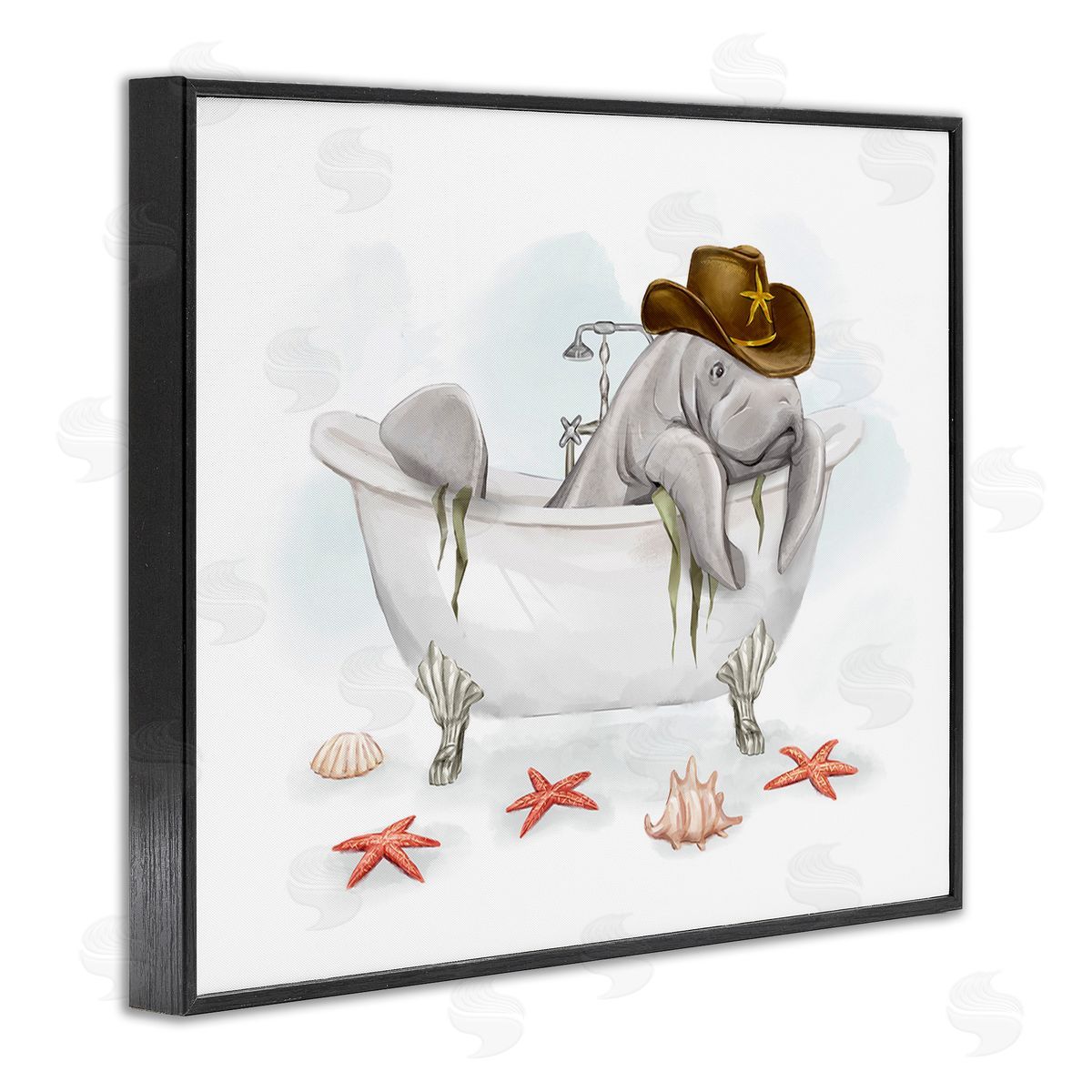 Ziwei Li Cowboy Manatee in Tub