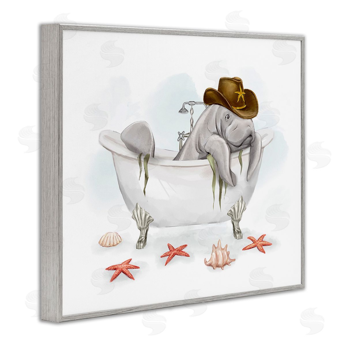 Ziwei Li Cowboy Manatee in Tub