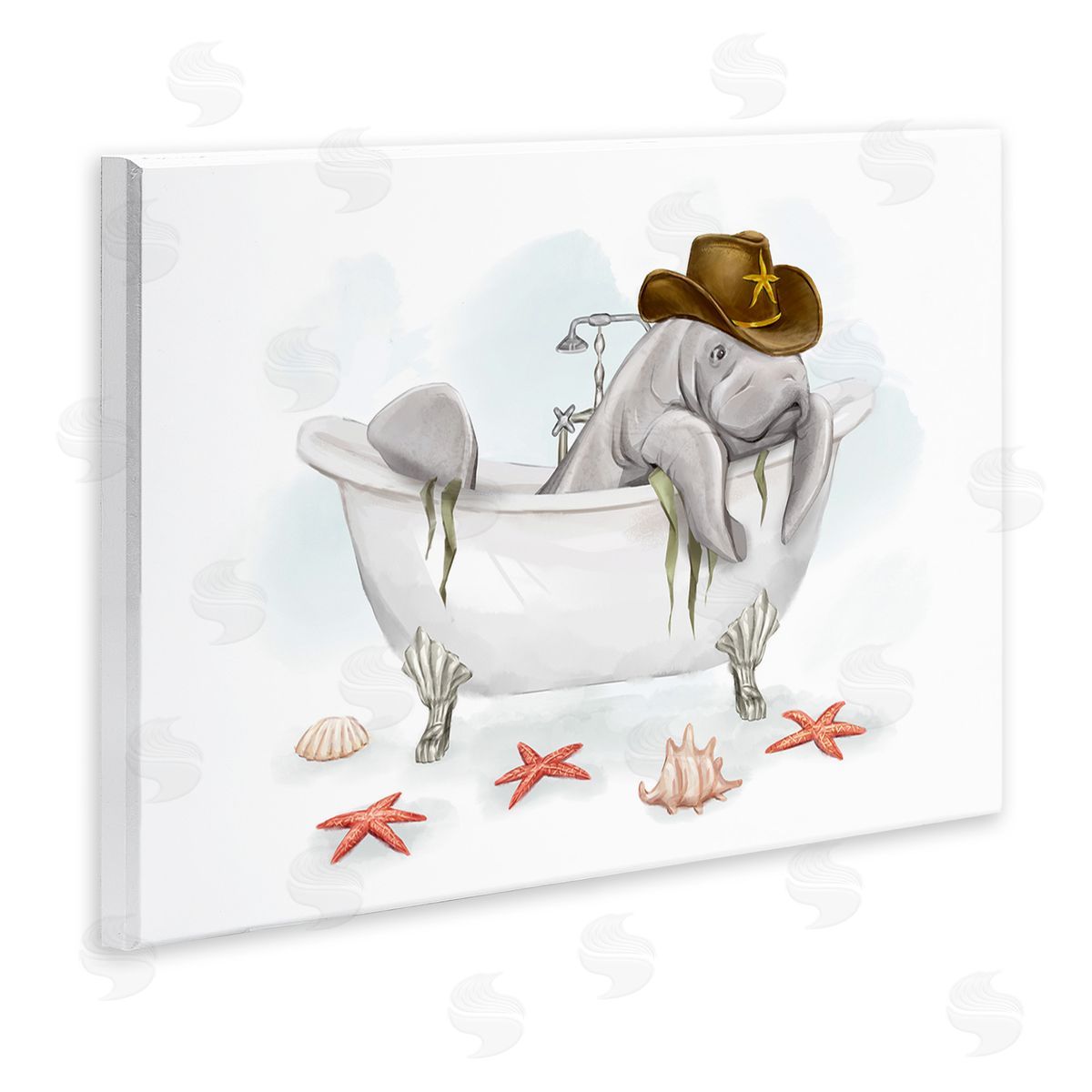 Ziwei Li Cowboy Manatee in Tub