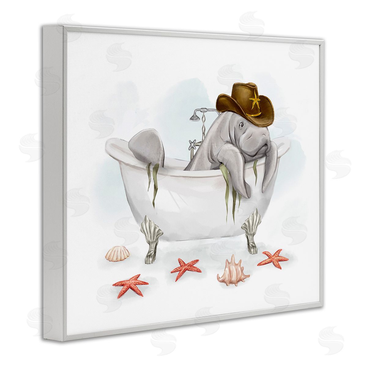 Ziwei Li Cowboy Manatee in Tub