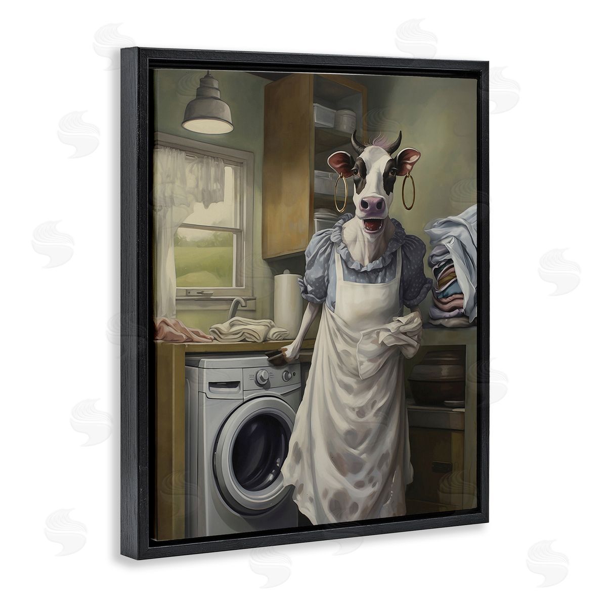PSL Art Cow Doing Laundry