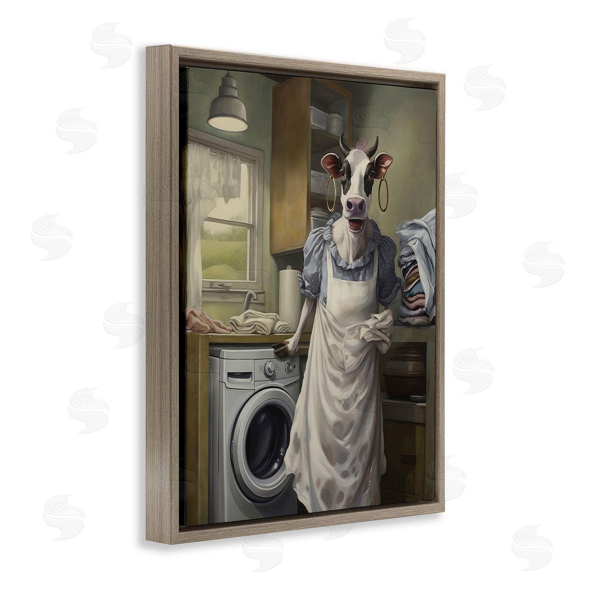PSL Art Cow Doing Laundry