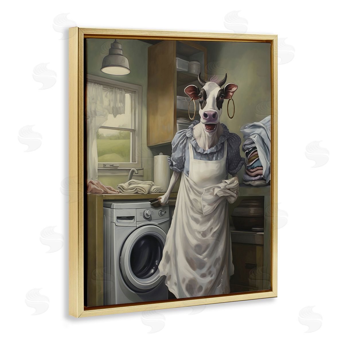 PSL Art Cow Doing Laundry