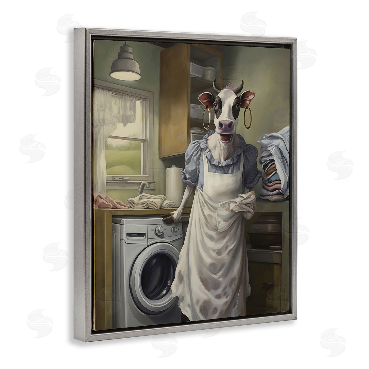 PSL Art Cow Doing Laundry