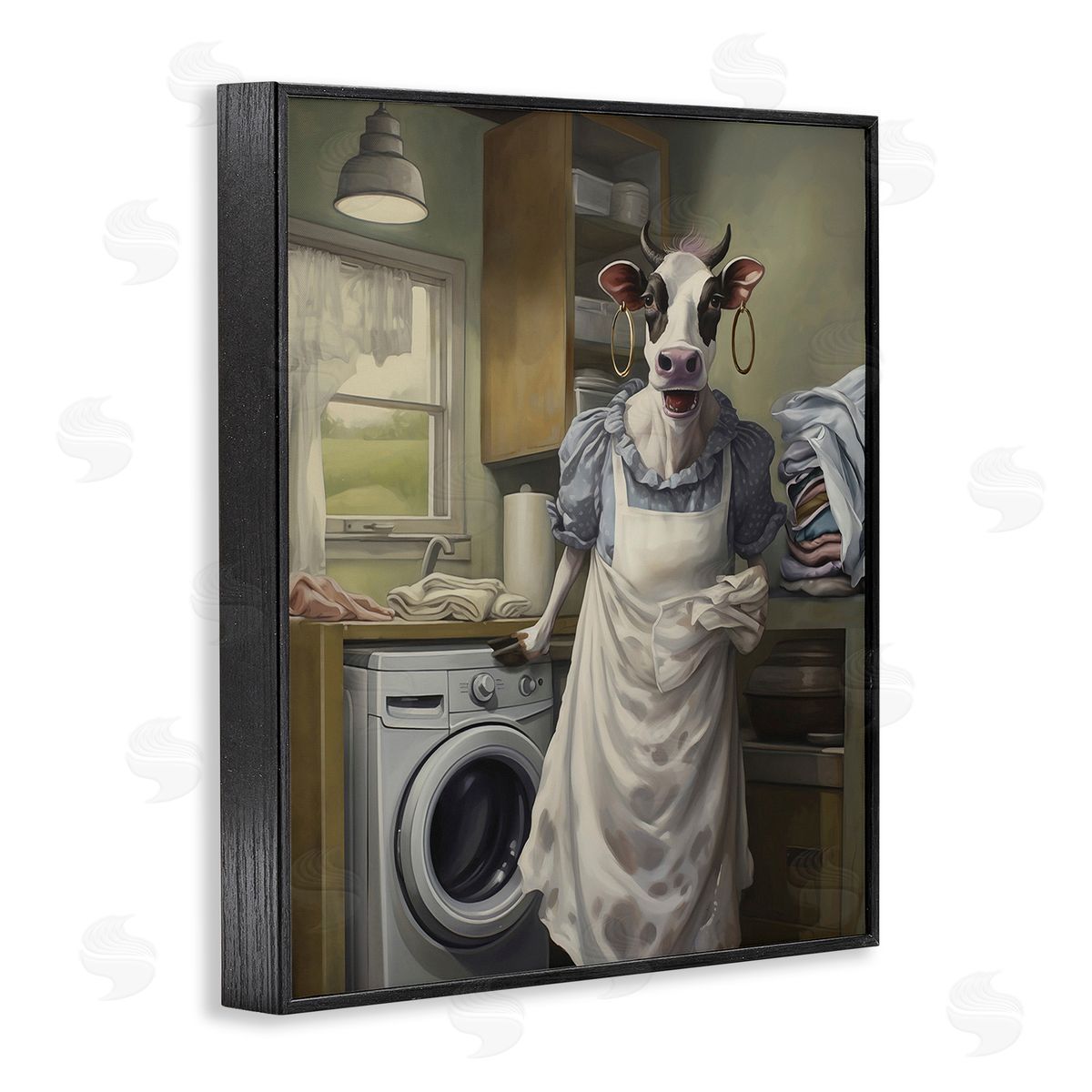 PSL Art Cow Doing Laundry