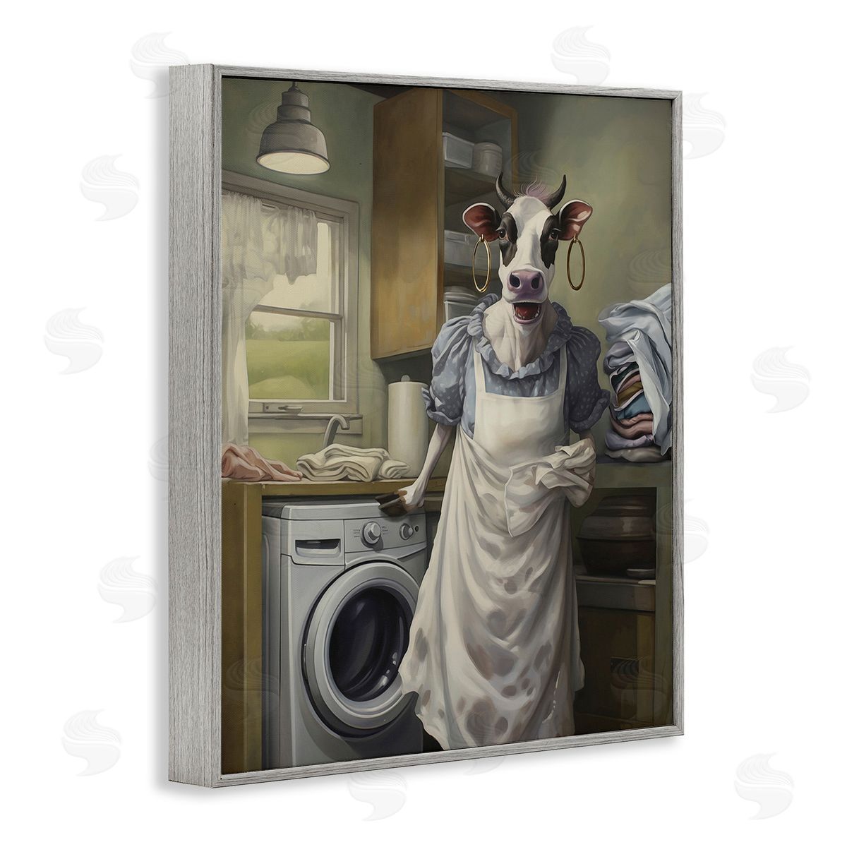 PSL Art Cow Doing Laundry