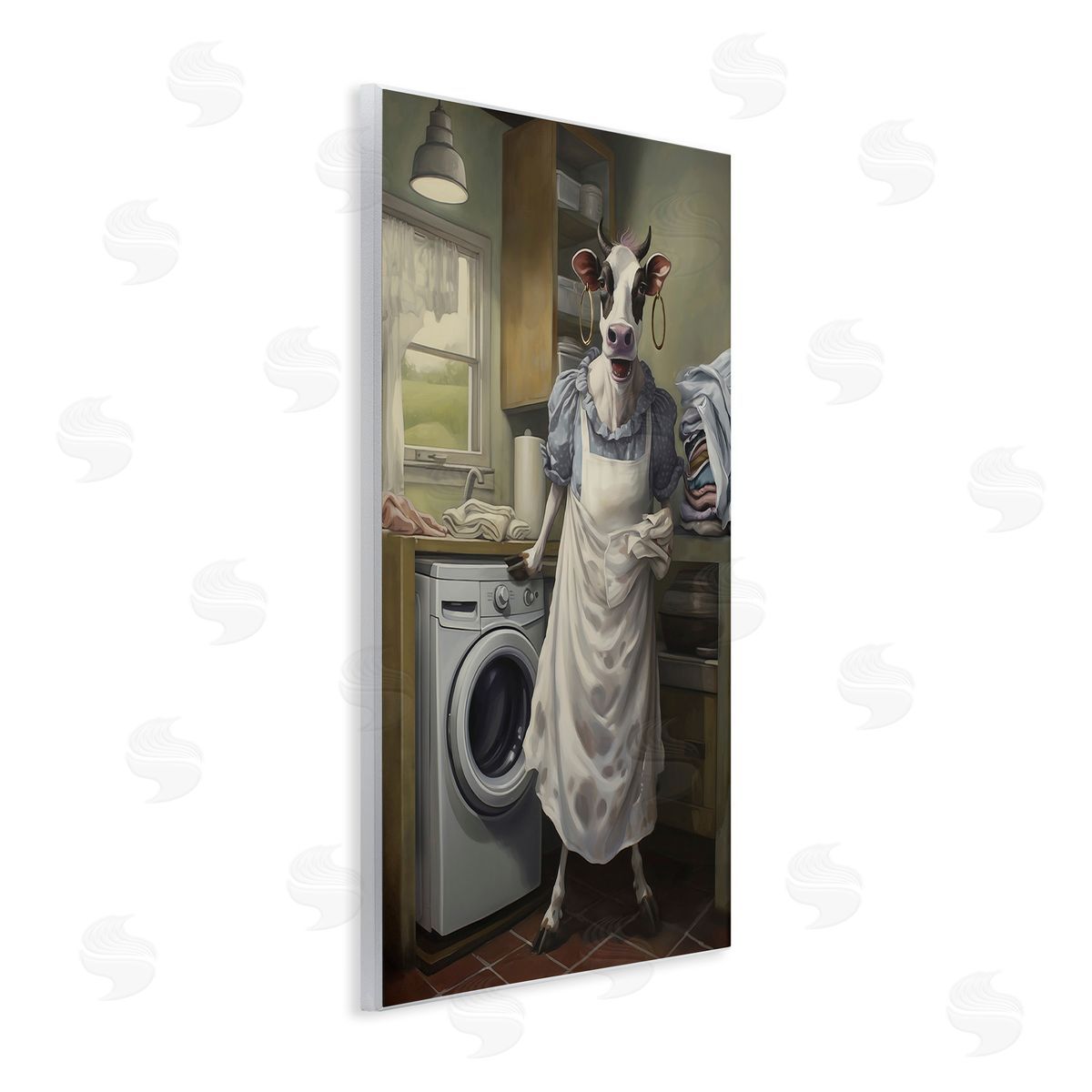 PSL Art Cow Doing Laundry