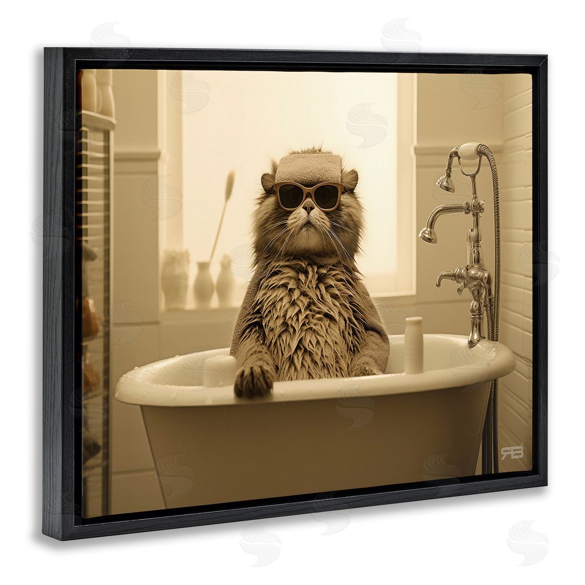 RB Cool Cat in Bathtub