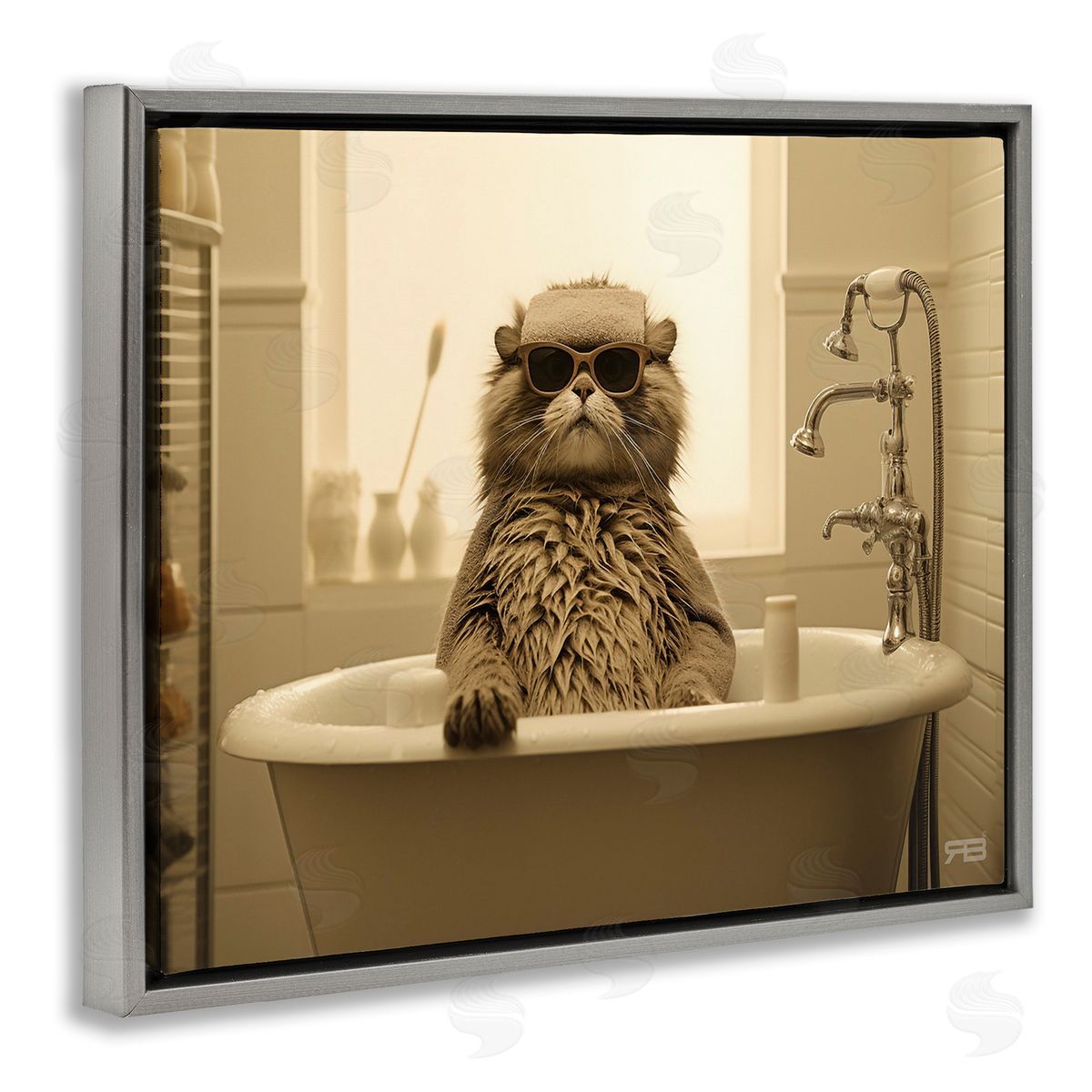 RB Cool Cat in Bathtub