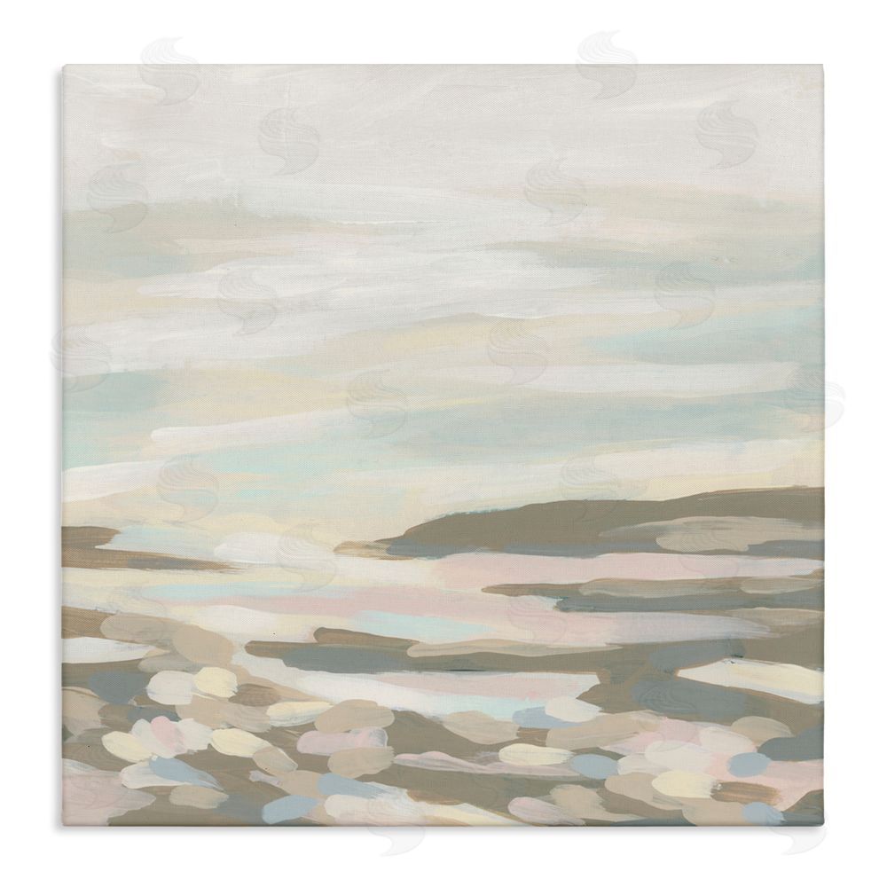 June Erica Vess Abstract Nautical Landscape Stretched Canvas Wall Art Print