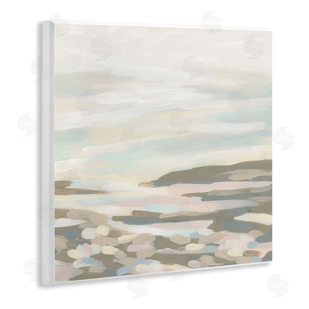 June Erica Vess Abstract Nautical Landscape Wooden Wall Plaque Art Print