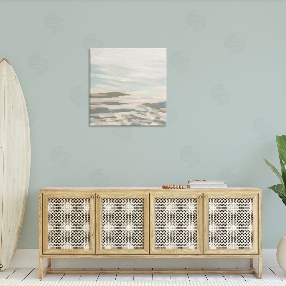 June Erica Vess Abstract Pastel Landscape Canvas Wall Art in Room