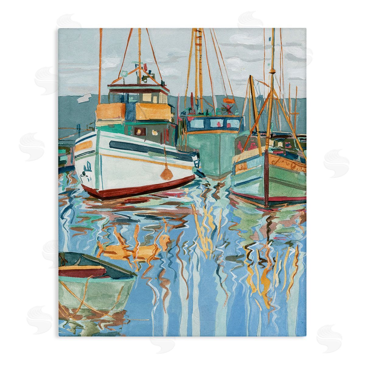 Melissa Wang Boat Harbor Reflections