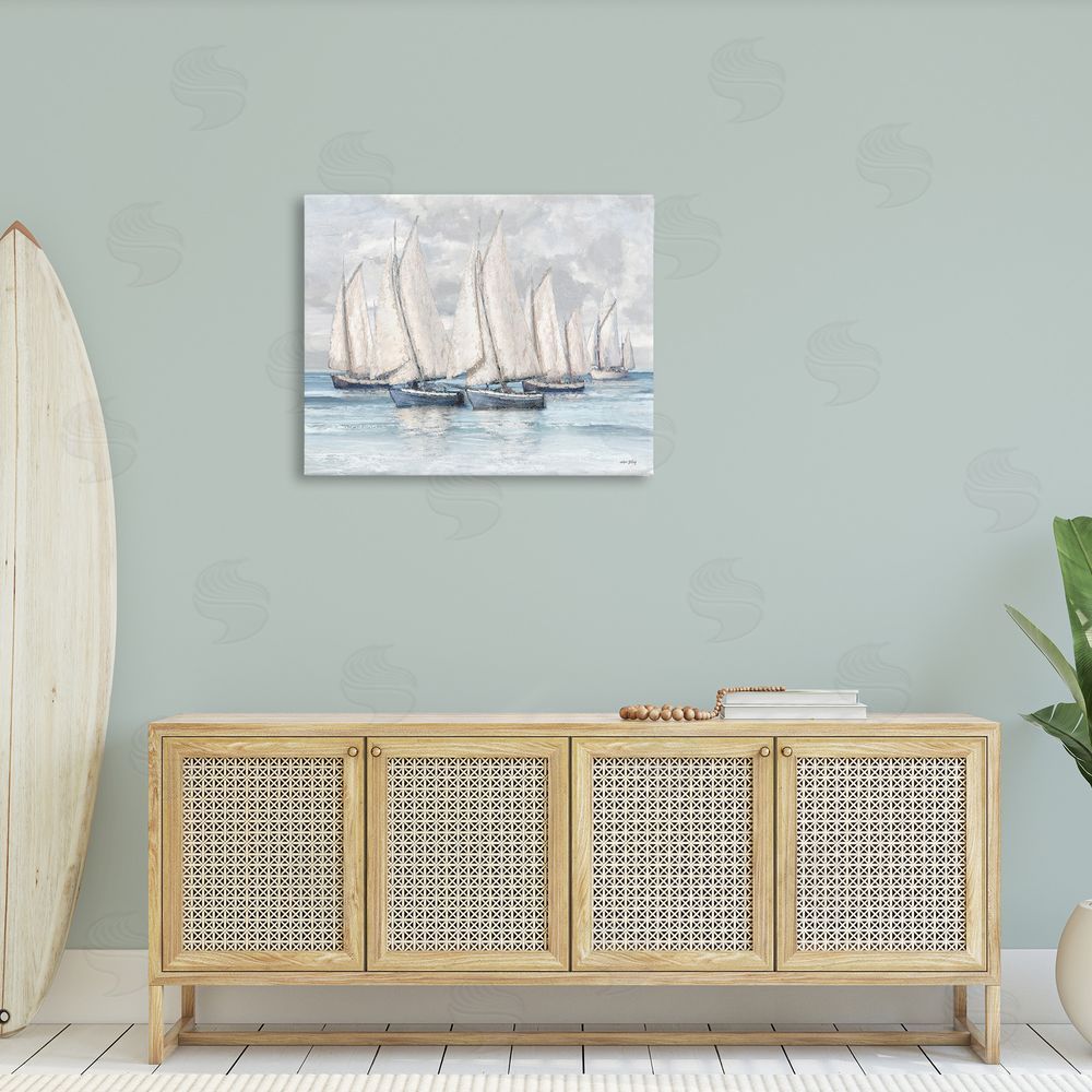 Amber Sterling Cloudy Sailboat Fleet