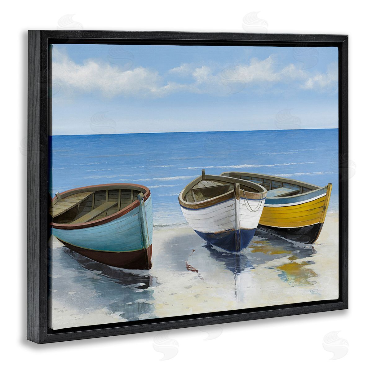 Max Maxx Coastal Rowboats on Shore