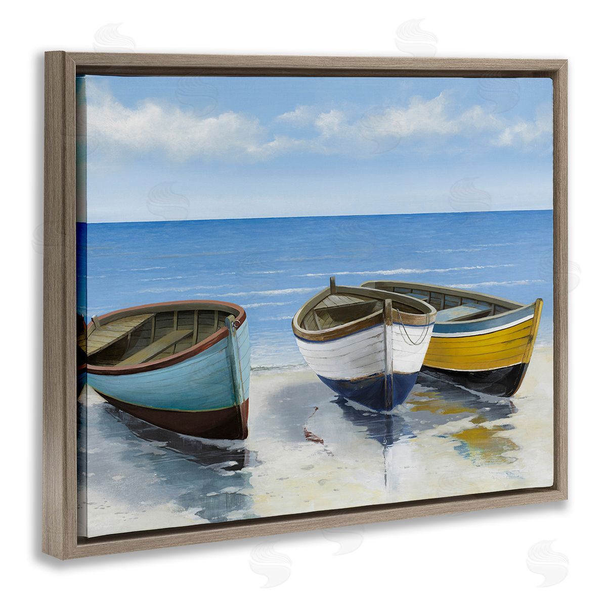 Max Maxx Coastal Rowboats on Shore