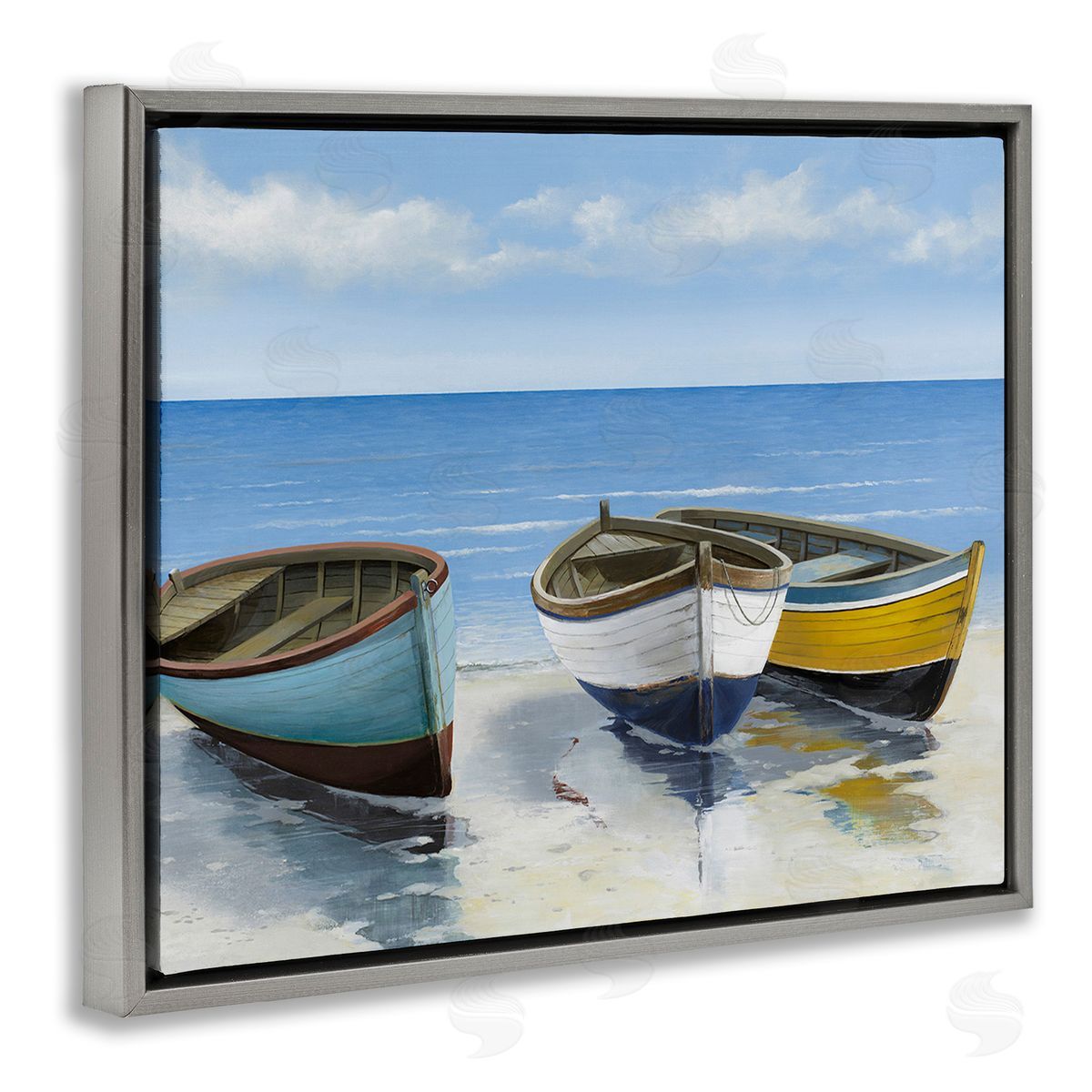 Max Maxx Coastal Rowboats on Shore