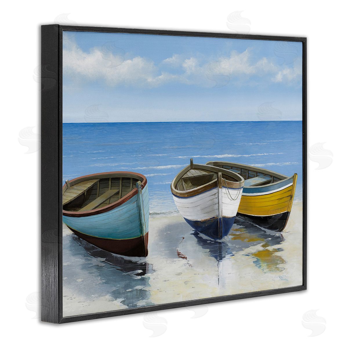 Max Maxx Coastal Rowboats on Shore