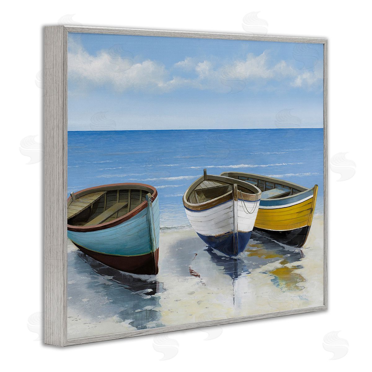 Max Maxx Coastal Rowboats on Shore