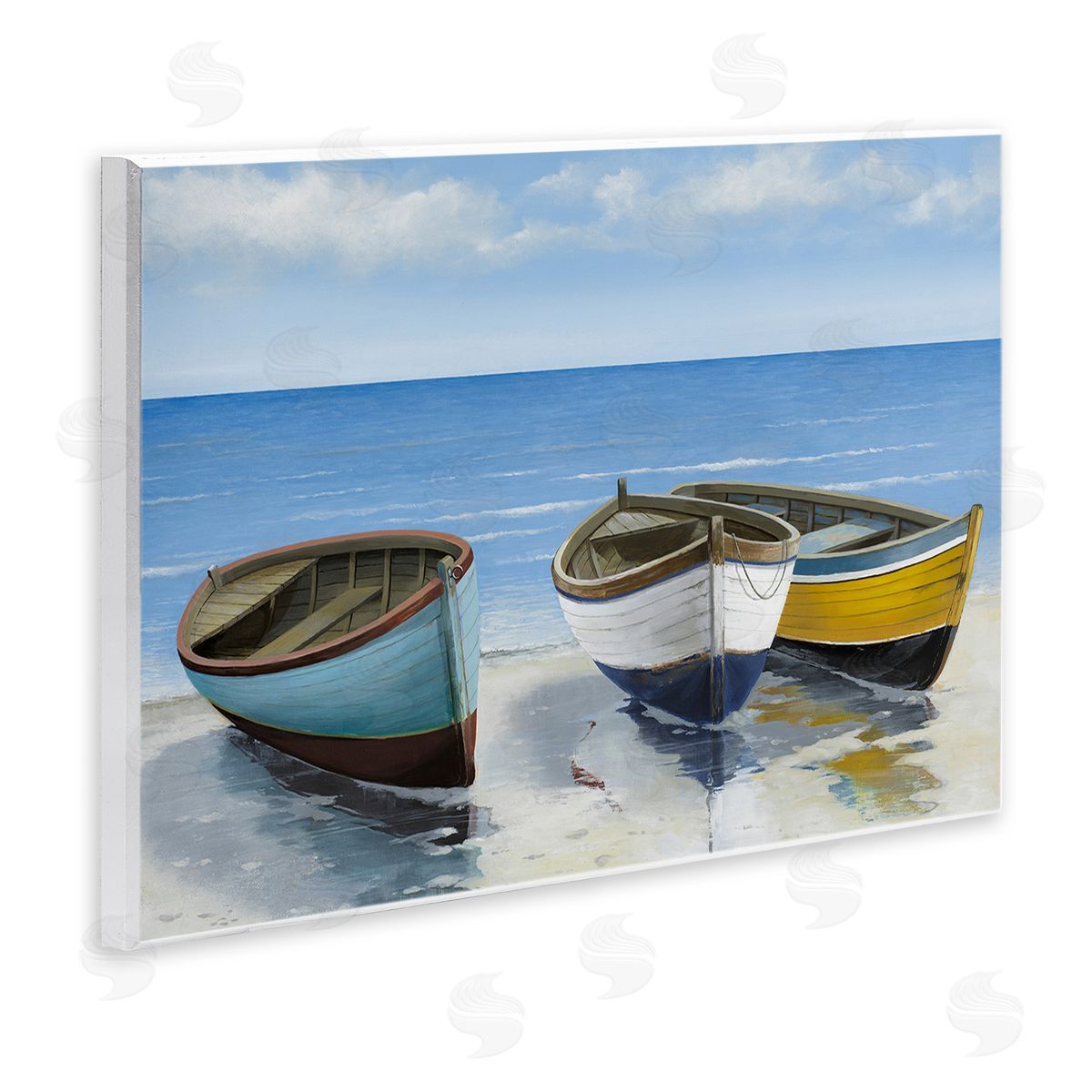 Max Maxx Coastal Rowboats on Shore