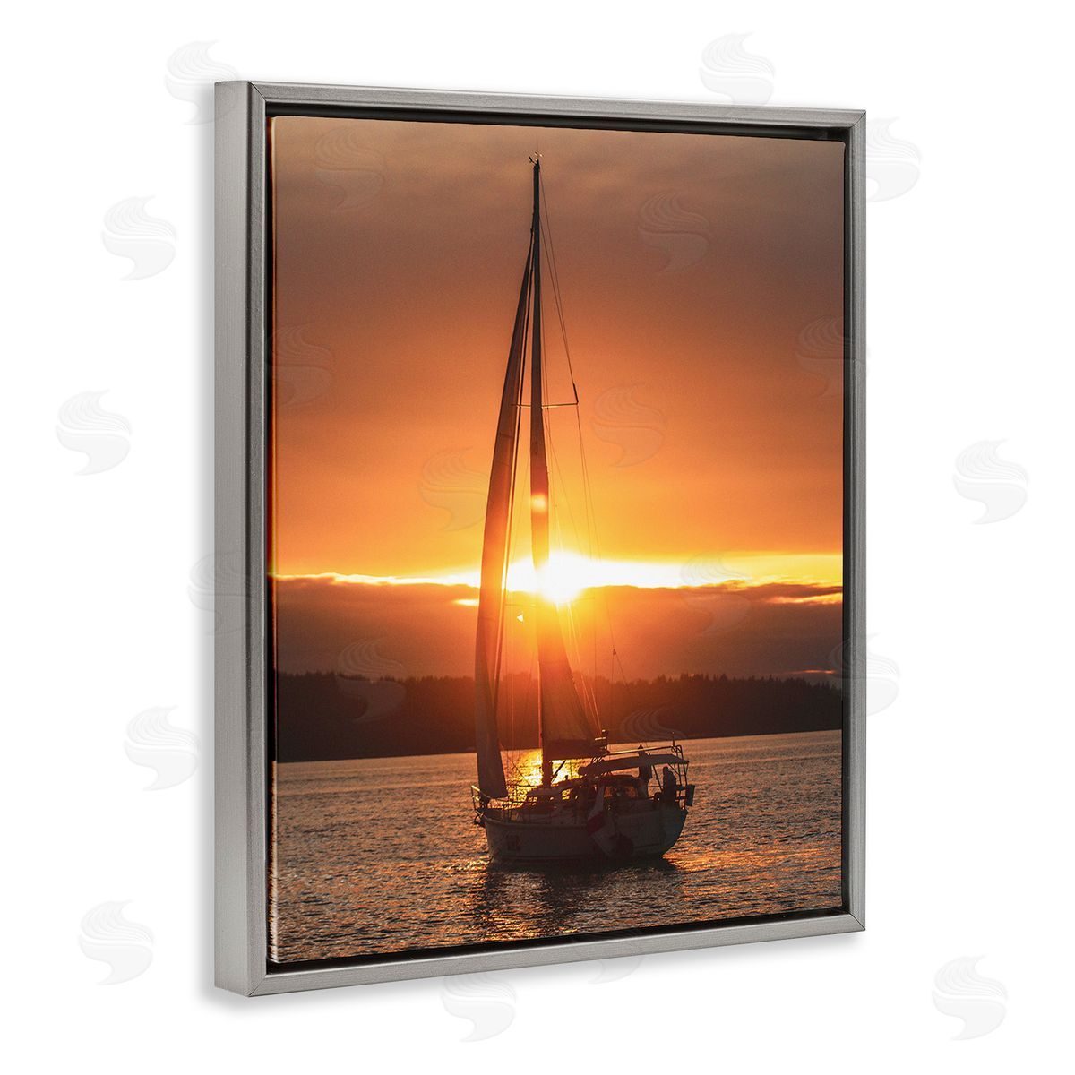 Stupell Studio Sailboat at Sunset