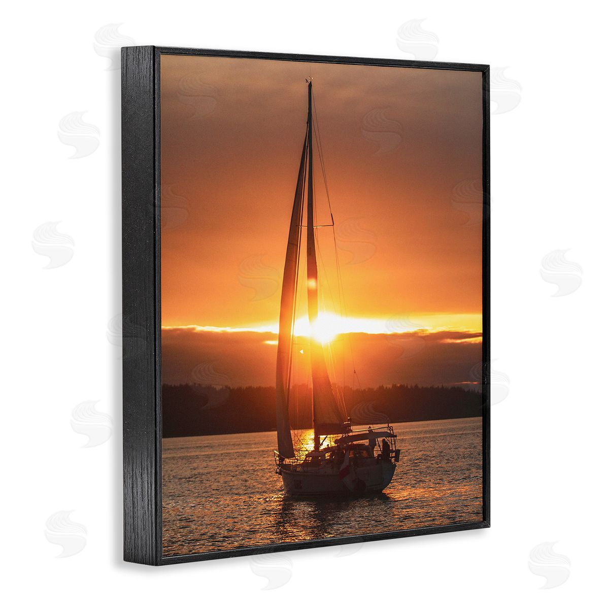 Stupell Studio Sailboat at Sunset