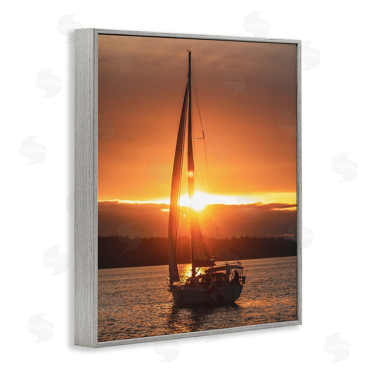 Stupell Studio Sailboat at Sunset