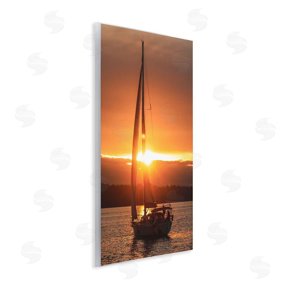 Stupell Studio Sailboat at Sunset