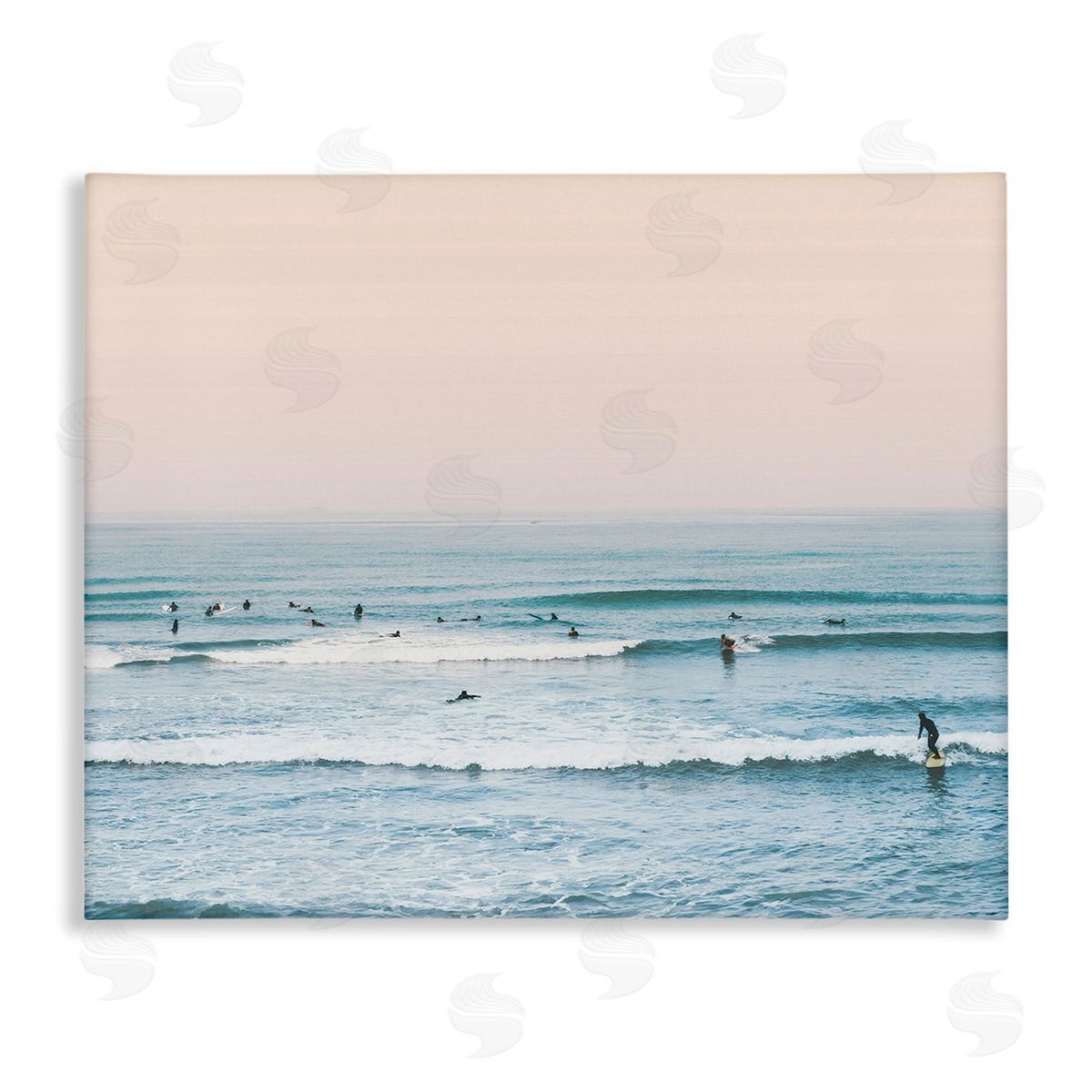 Sisi and Seb Pastel Surfer Scene
