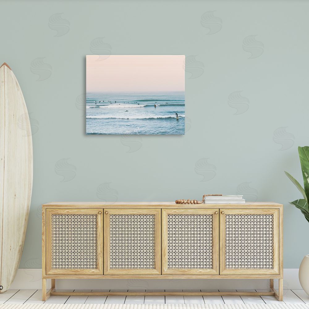 Sisi and Seb Pastel Surfer Scene