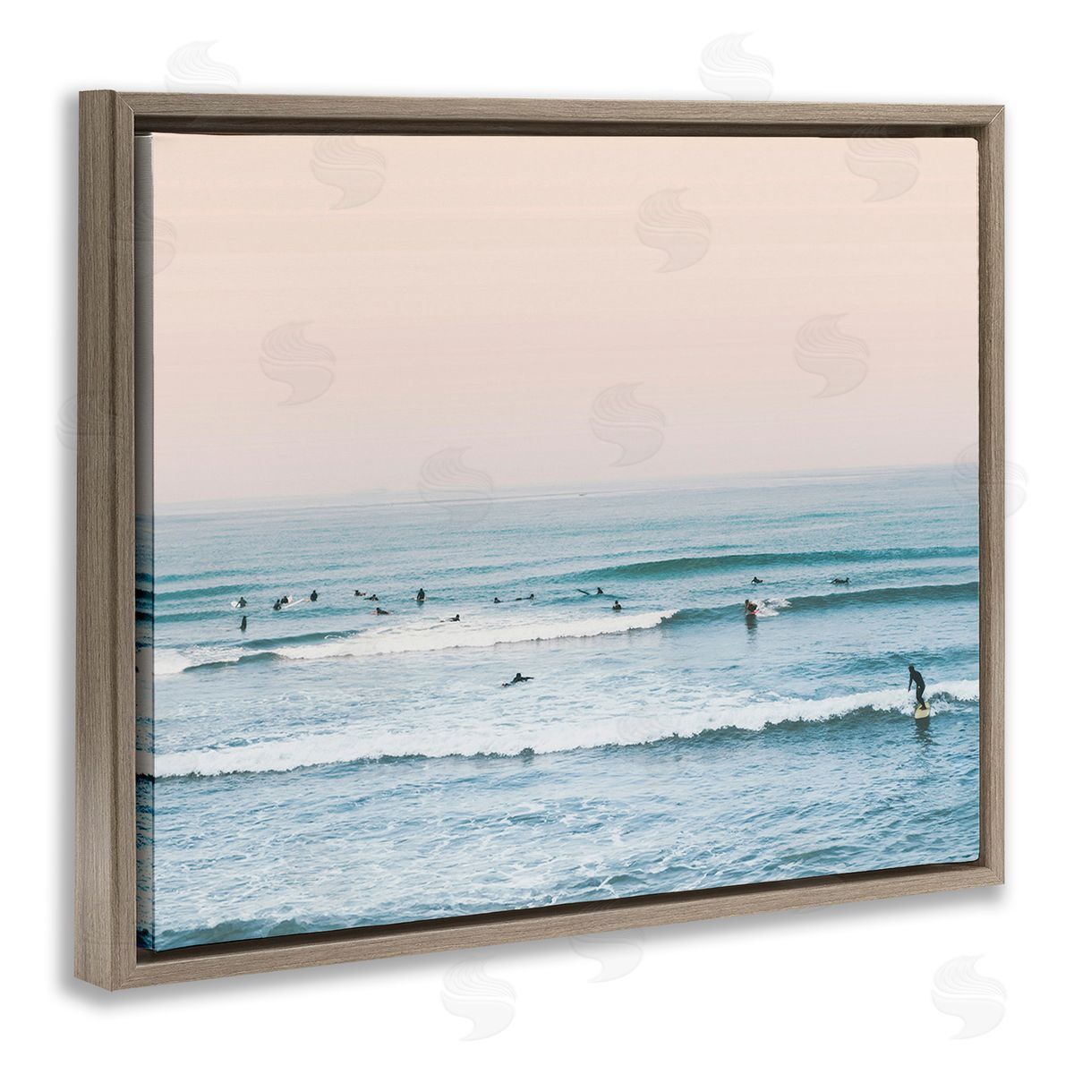 Sisi and Seb Pastel Surfer Scene