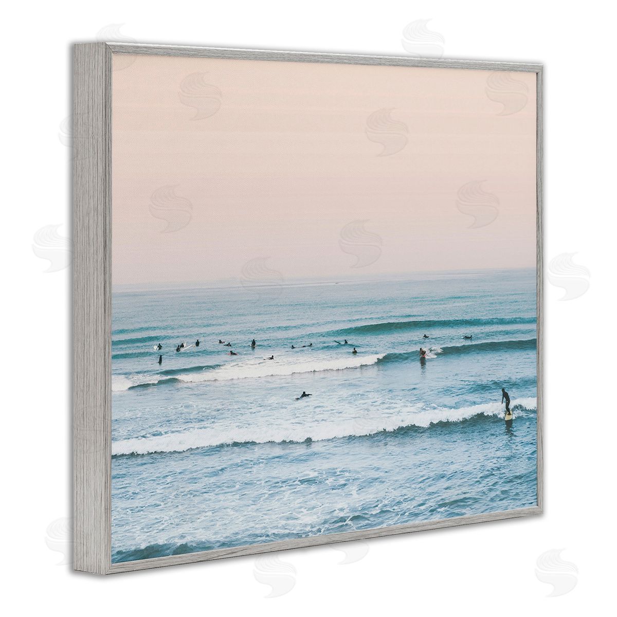 Sisi and Seb Pastel Surfer Scene