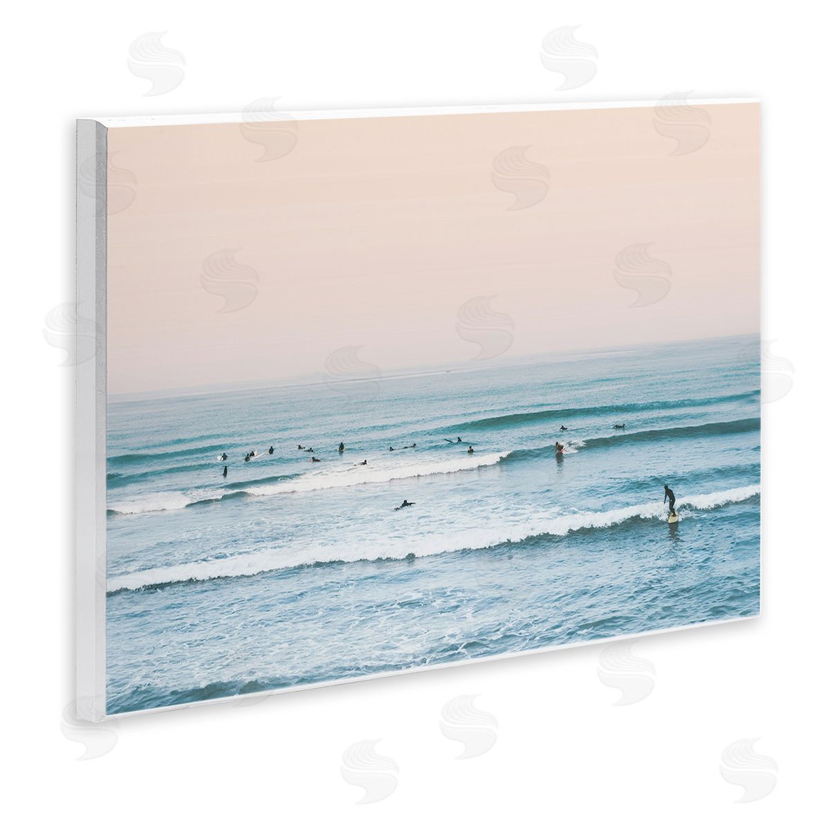 Sisi and Seb Pastel Surfer Scene