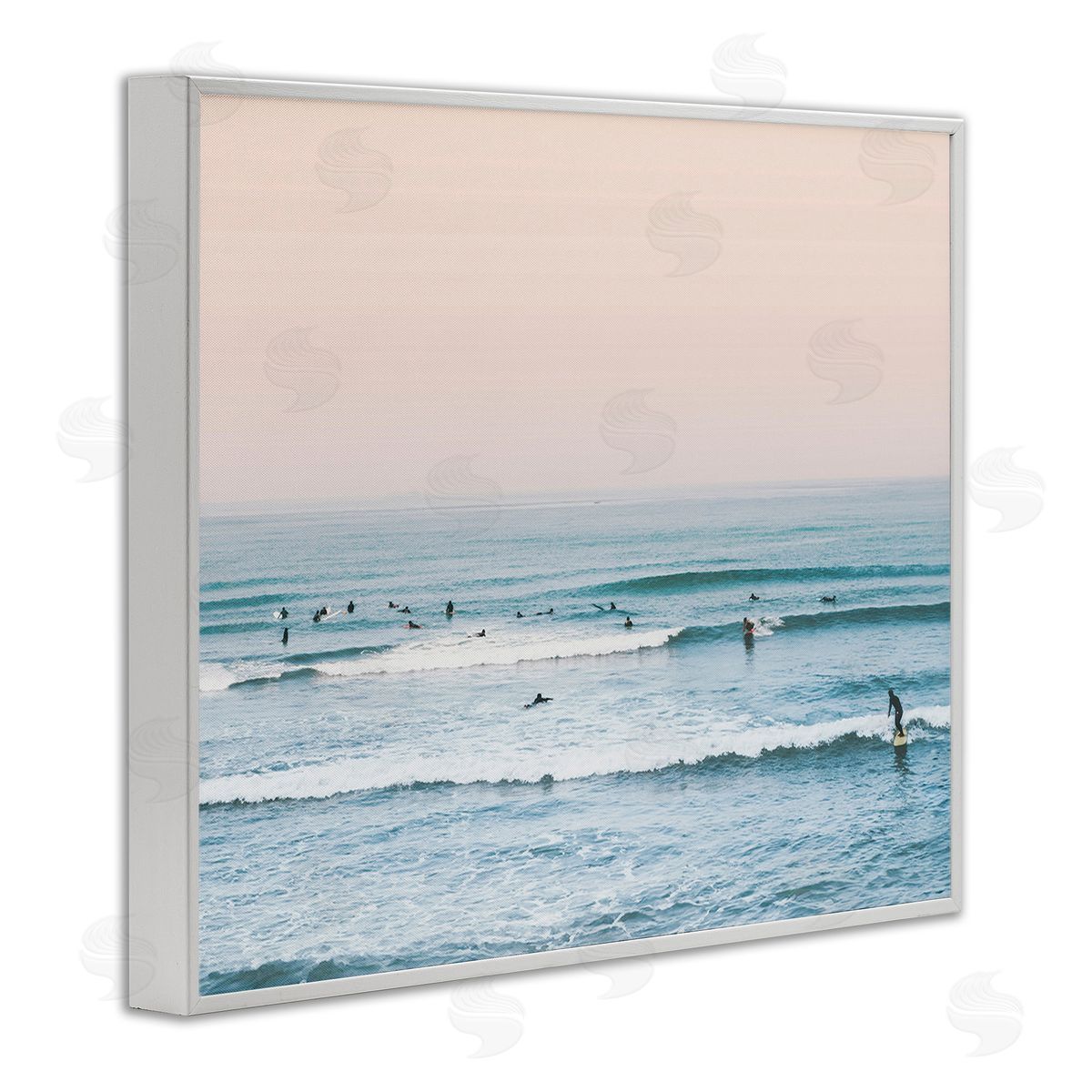 Sisi and Seb Pastel Surfer Scene