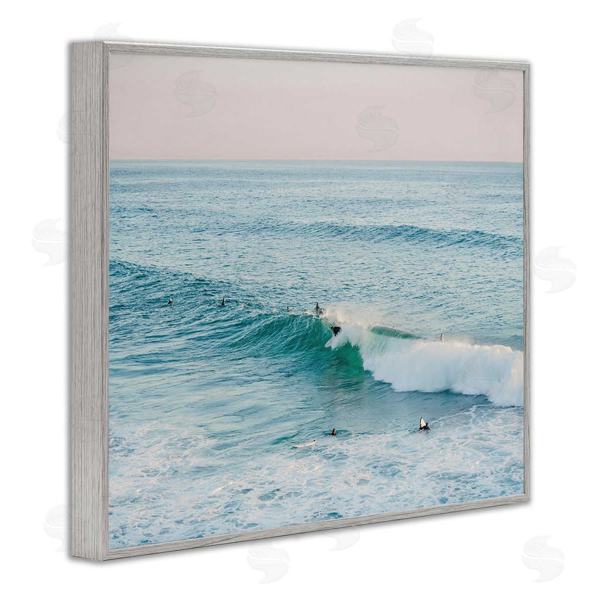 Sisi and Seb Surfers Riding Waves