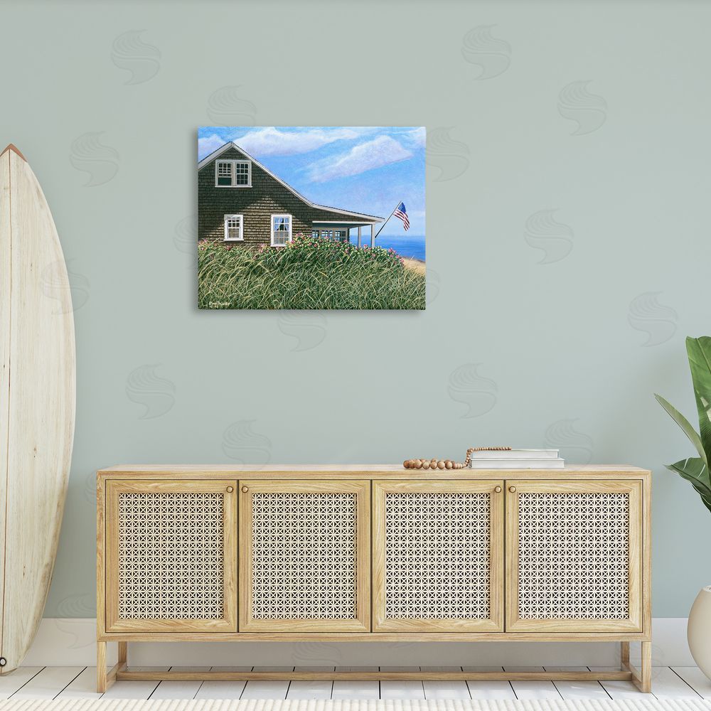 Tom Mielko Cape House with Flag