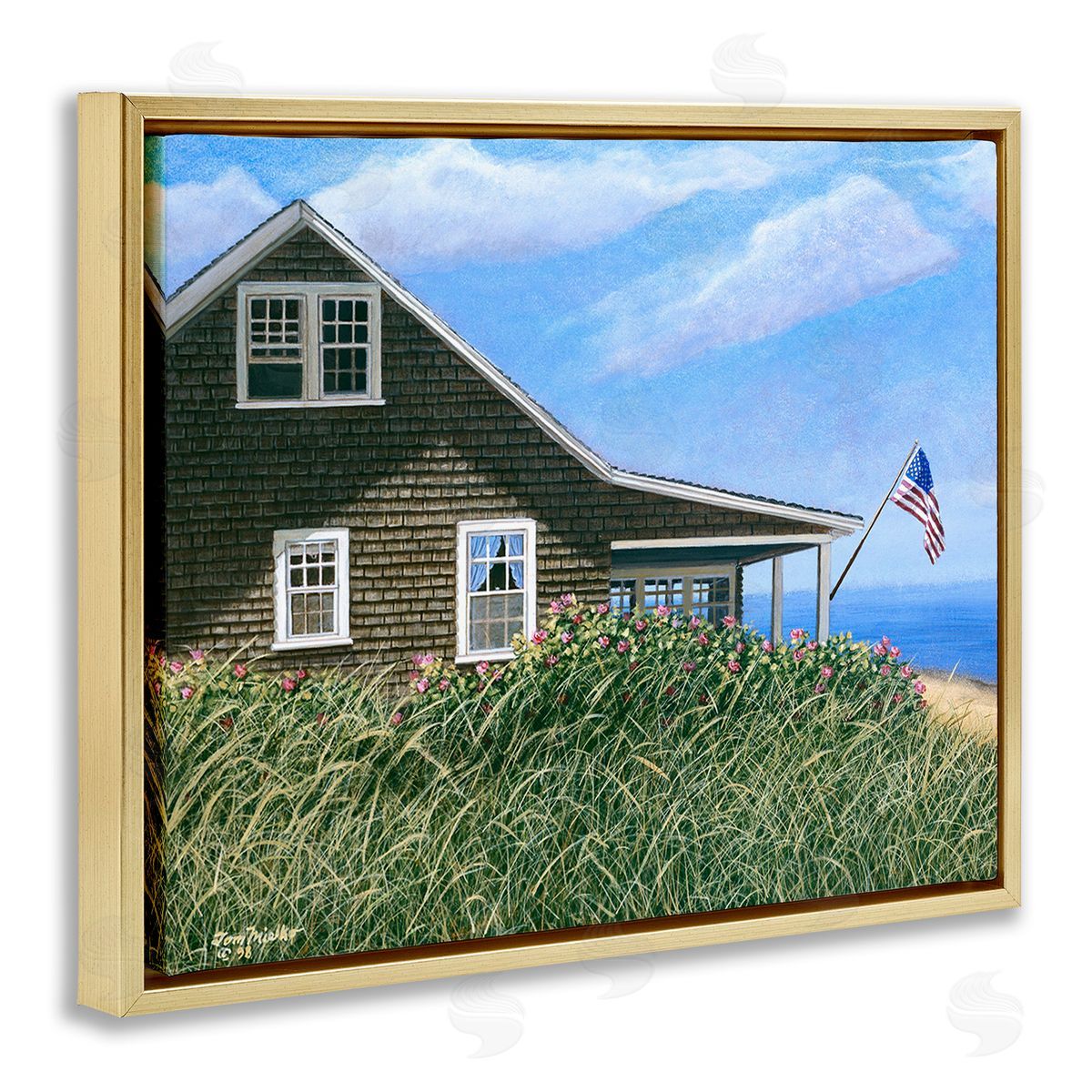 Tom Mielko Cape House with Flag