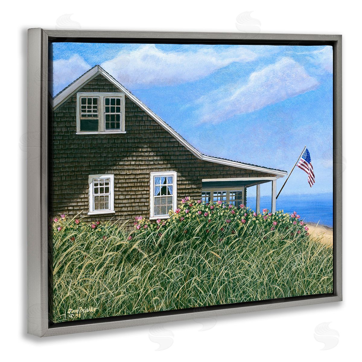 Tom Mielko Cape House with Flag