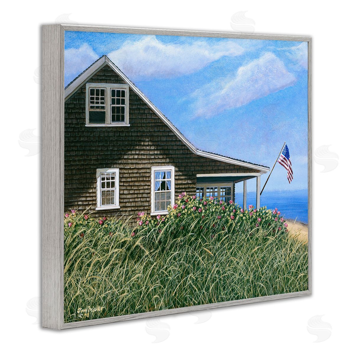 Tom Mielko Cape House with Flag