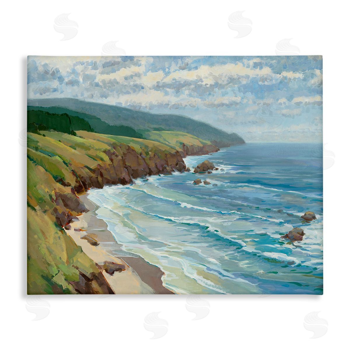 Scott Brems Overlooking Beach Cliffs