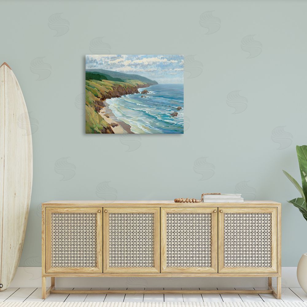 Scott Brems Overlooking Beach Cliffs