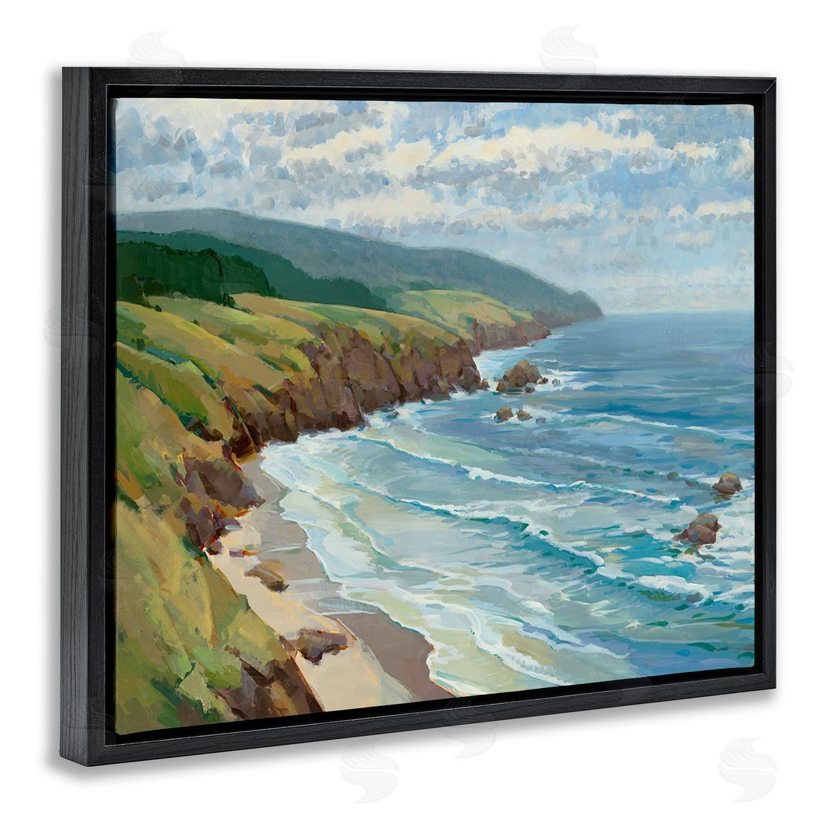 Scott Brems Overlooking Beach Cliffs