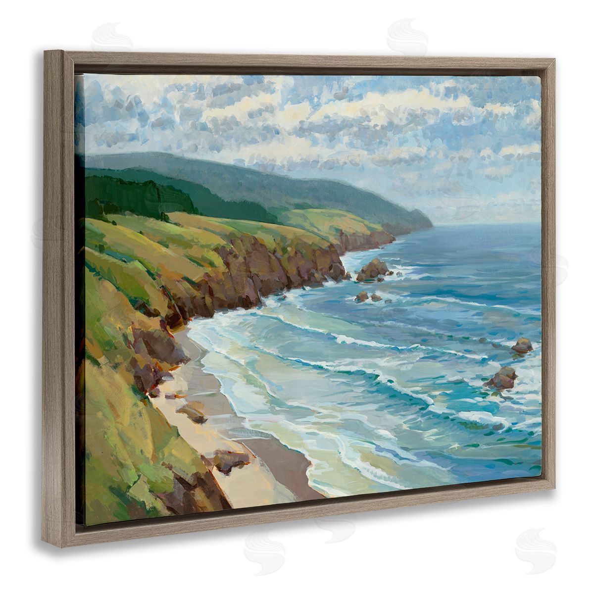 Scott Brems Overlooking Beach Cliffs