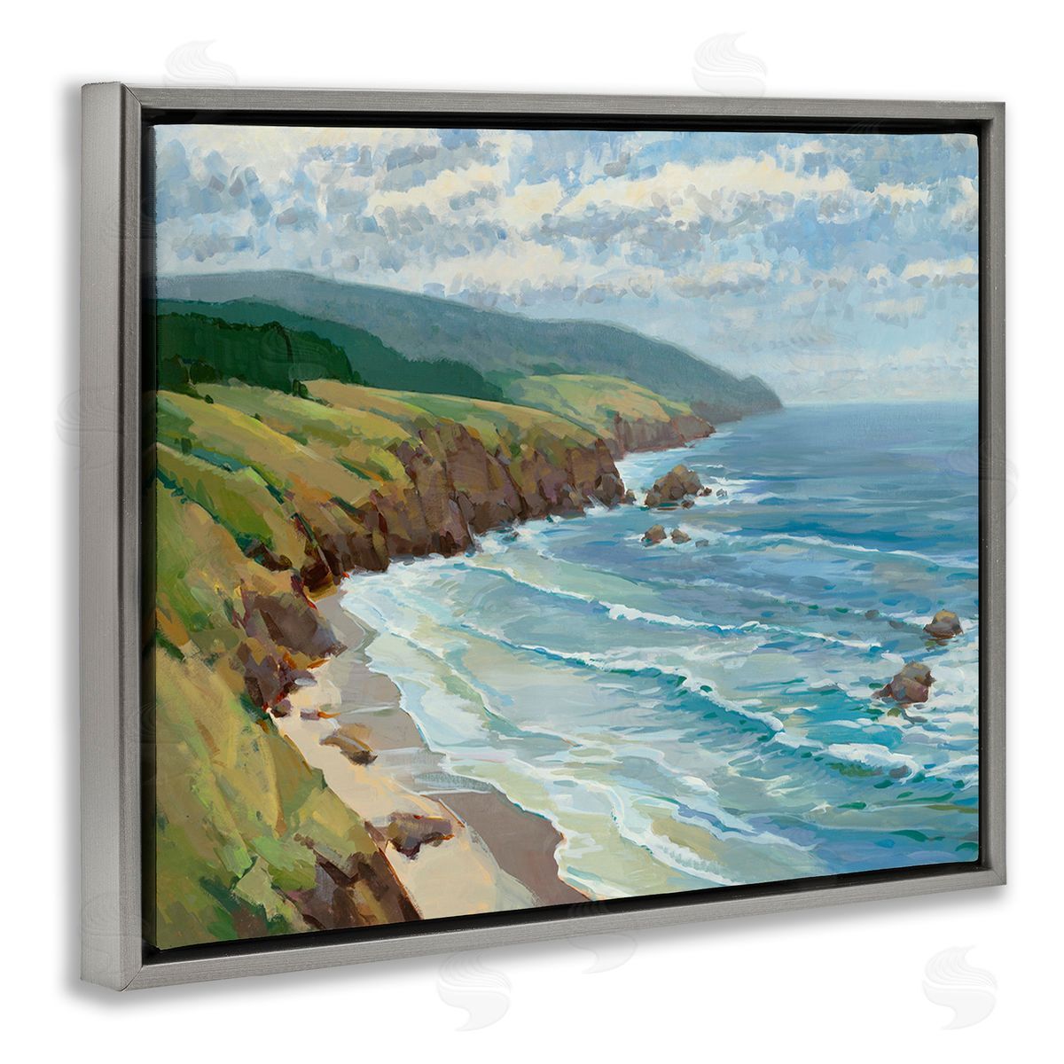 Scott Brems Overlooking Beach Cliffs