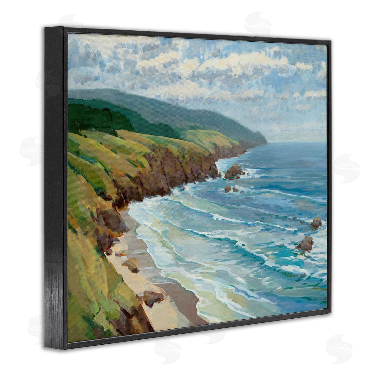 Scott Brems Overlooking Beach Cliffs