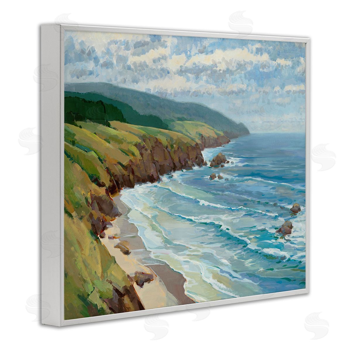 Scott Brems Overlooking Beach Cliffs