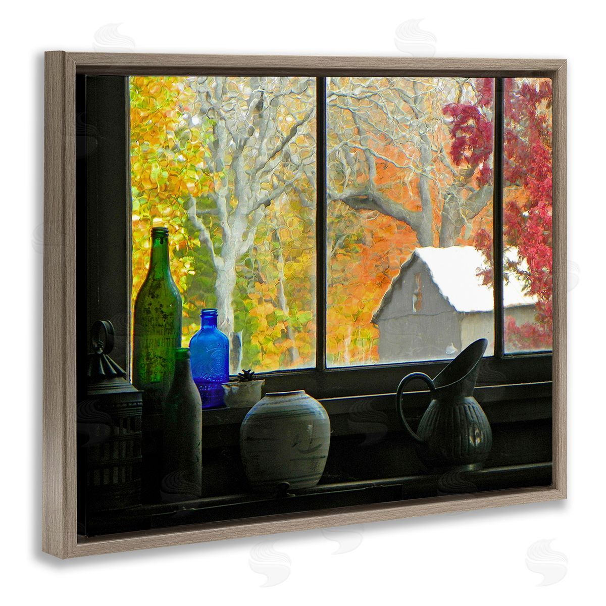 Graffitee Studios Fall Foliage in Window