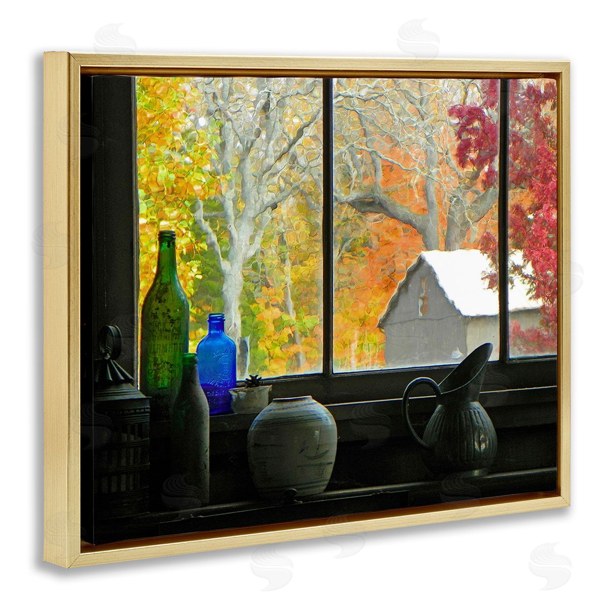 Graffitee Studios Fall Foliage in Window
