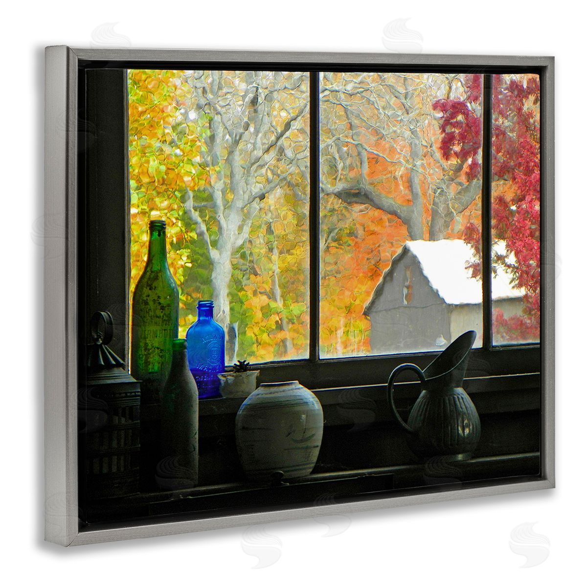 Graffitee Studios Fall Foliage in Window
