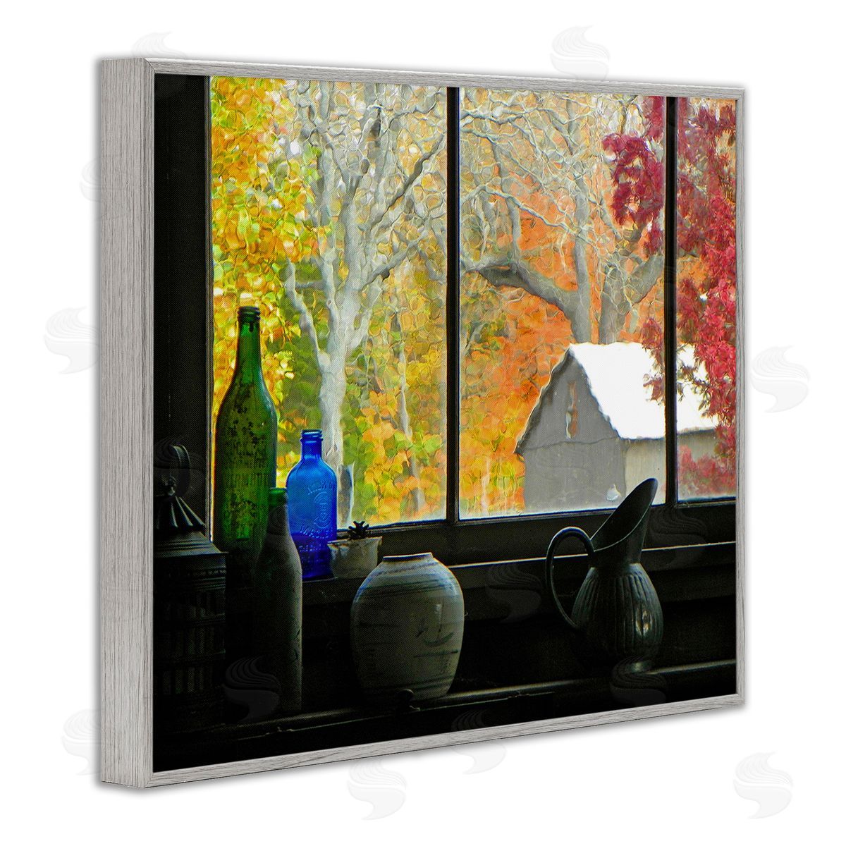 Graffitee Studios Fall Foliage in Window